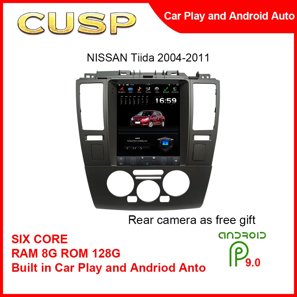 

Tesla Style Android 11.0 4+64G Car GPS Navigation Carplay For NISSAN TILDA 2004-2011 Car Auto Stereo Multimedia Player Head Unit