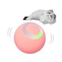 Intelligent Interactive Cat Toys Ball with LED Lights, Cat Toys, Automatic Moving Rolling Ball for Indoor Cats