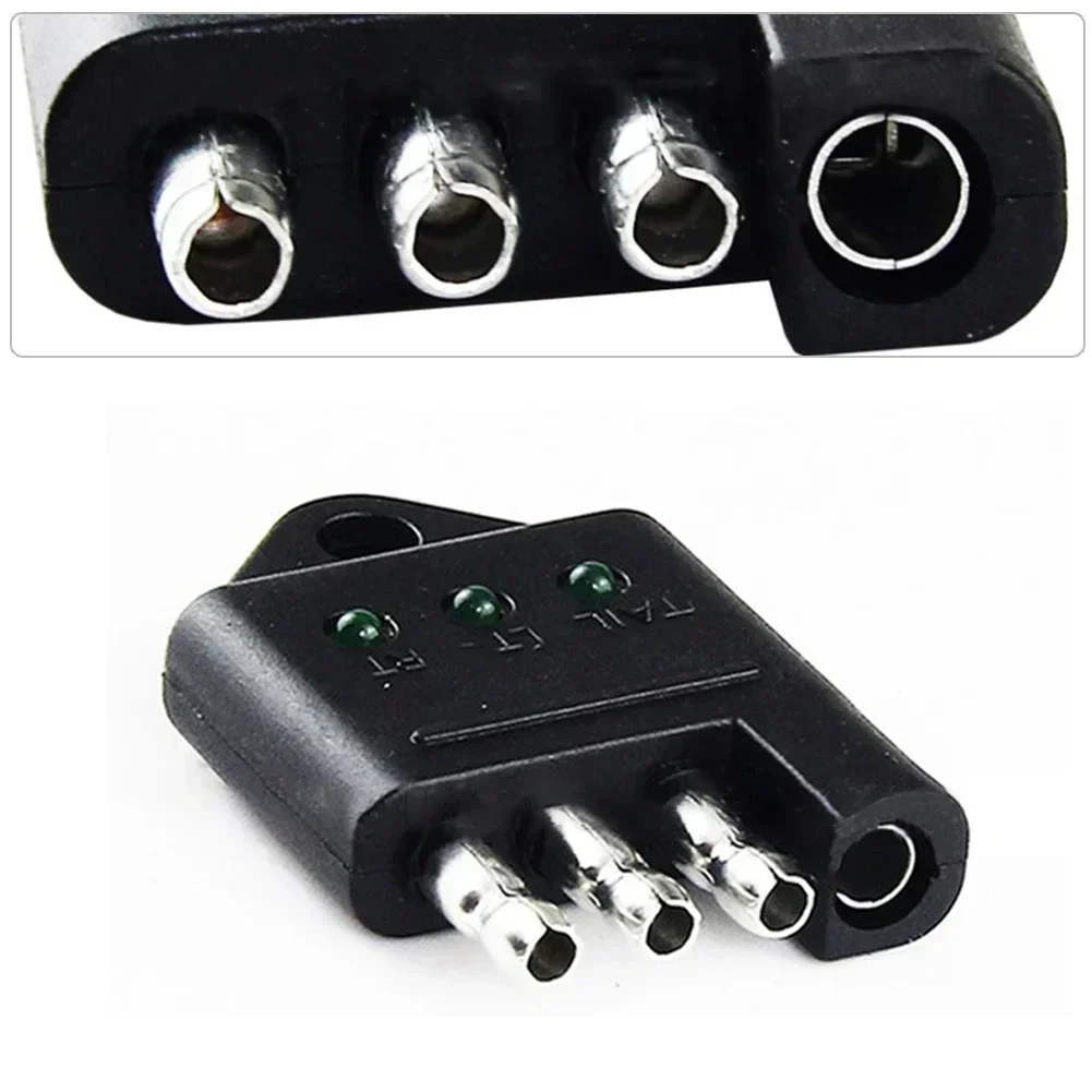 Carhome 4 Way Flat Trailer Wiring Tester Light Brake Tail Turn Signal Trouble Shooter Way Flat Wire Tester NEW