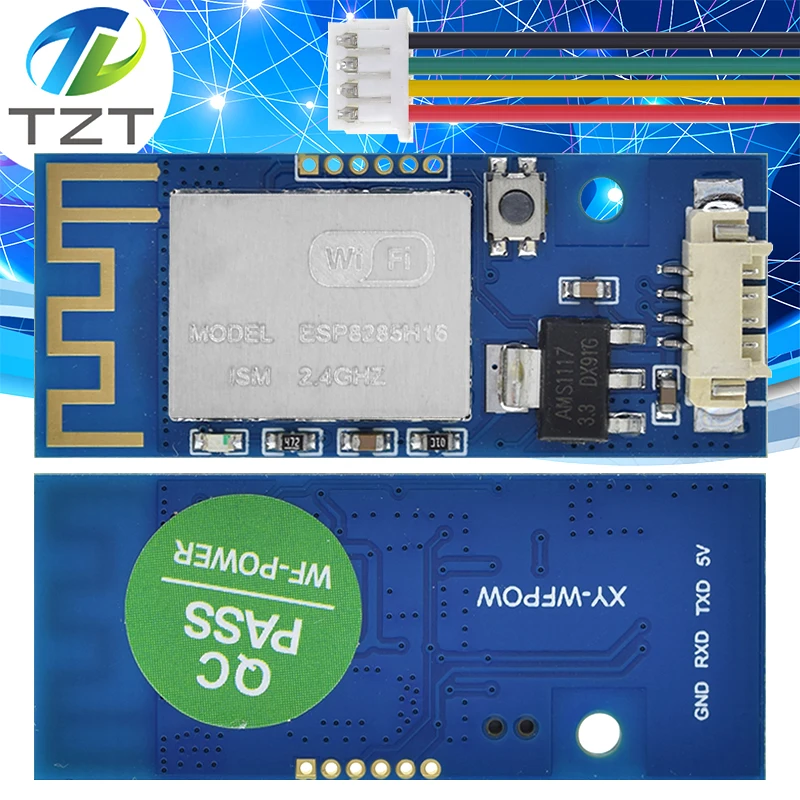 TZT ESP8285H16 WIFI Module Mobile Phone APP Smart Home Remote Controller By Power System To Controls Power Module For DC-DC