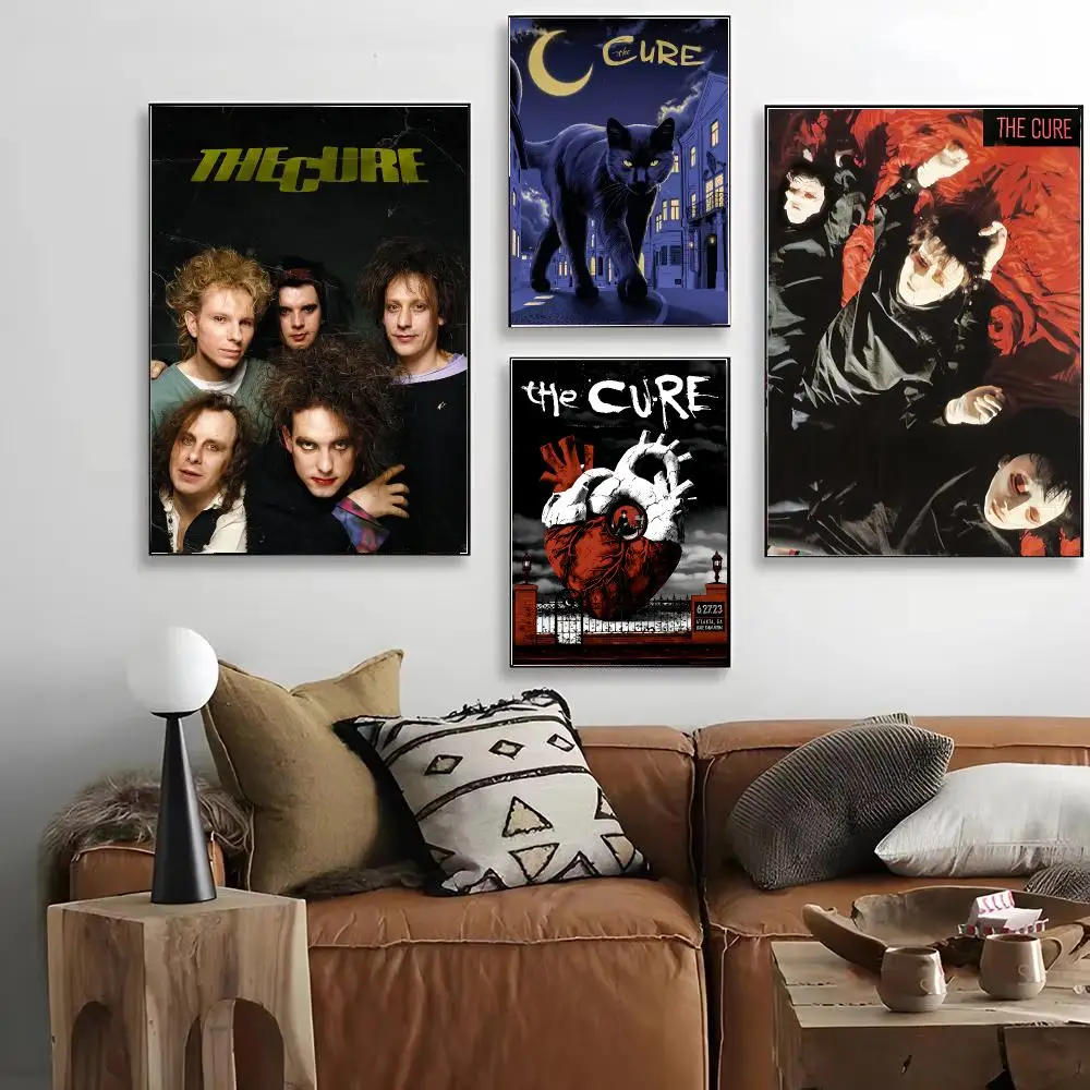 Band The Cure Poster HD Art Decorative Wall Art Waterproof Home Décor for Living Room Bedroom Café Stylish Gift