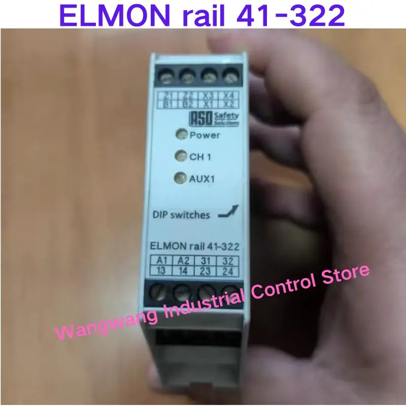 

Second-hand test OK , ELMON rail 41-322 safety relay