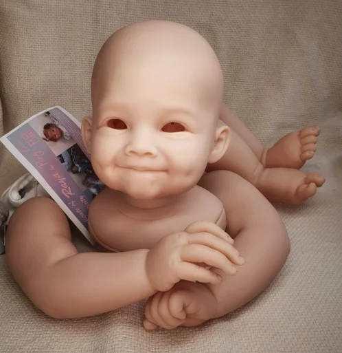 

Кукла-реборн EGO 28 дюймов, набор для самостоятельной сборки, модель Рая, с шеей и тканевым телом, мягкая на ощупь