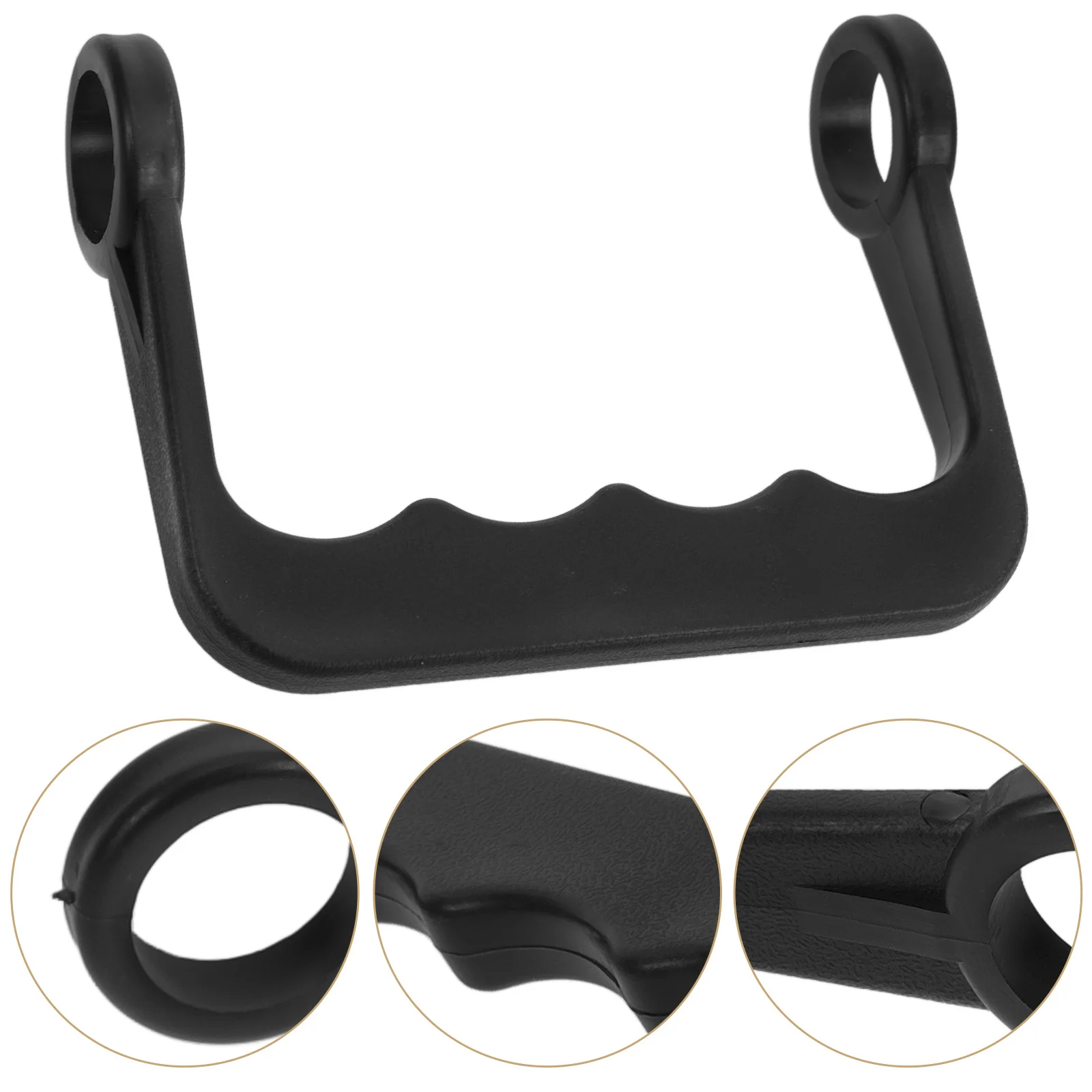 Reemplazo de mango de cric para remolque de coche, cric de suelo hidráulico, herramienta de elevación de neumáticos duradera de aluminio negro, manivela Horizontal