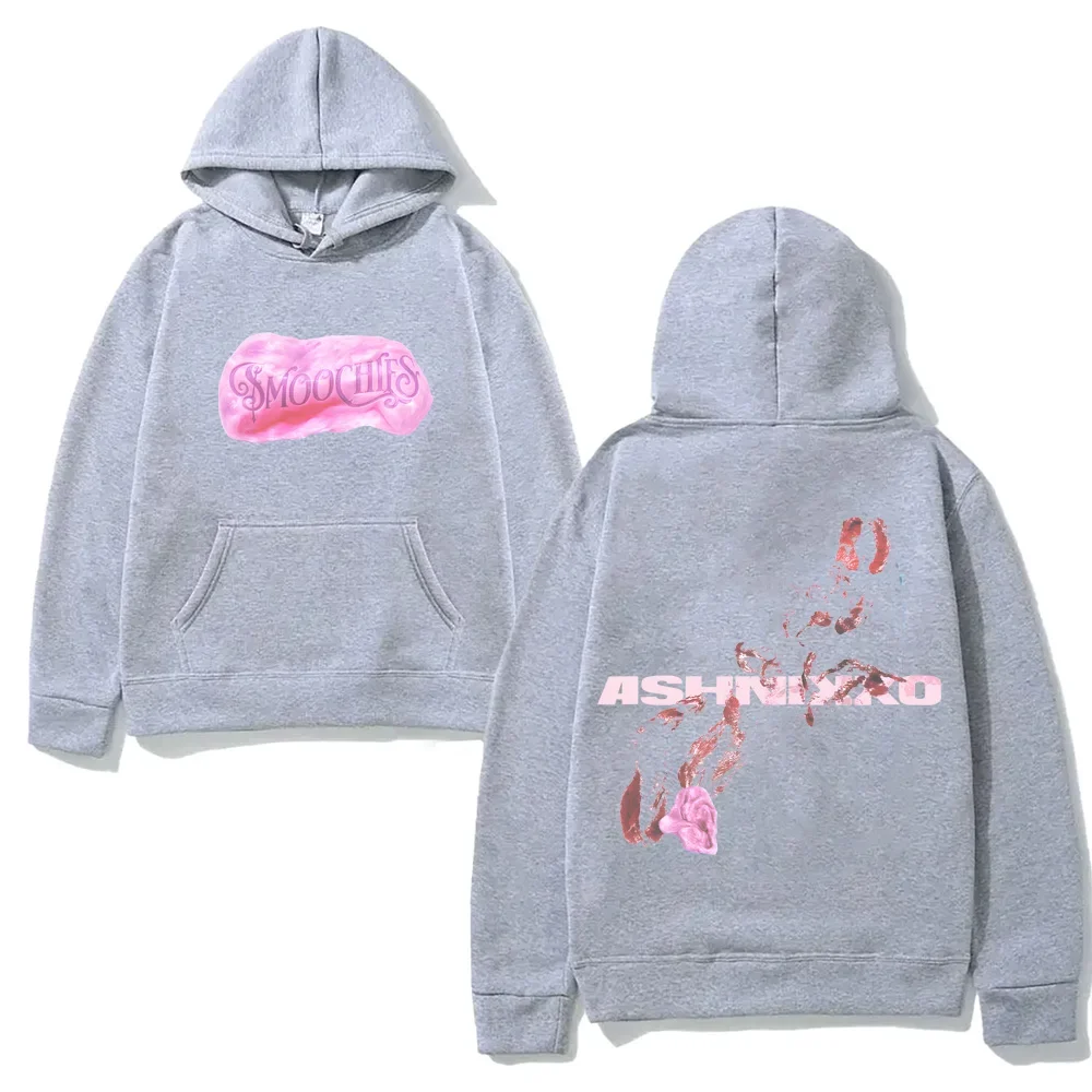 BUCKTOOTH SMOOCHIES HOODIE Ashnikko Singer's same style High Quality Grunge Sweatshirts Punk Long Sleeve Soft Clothing Hooded
