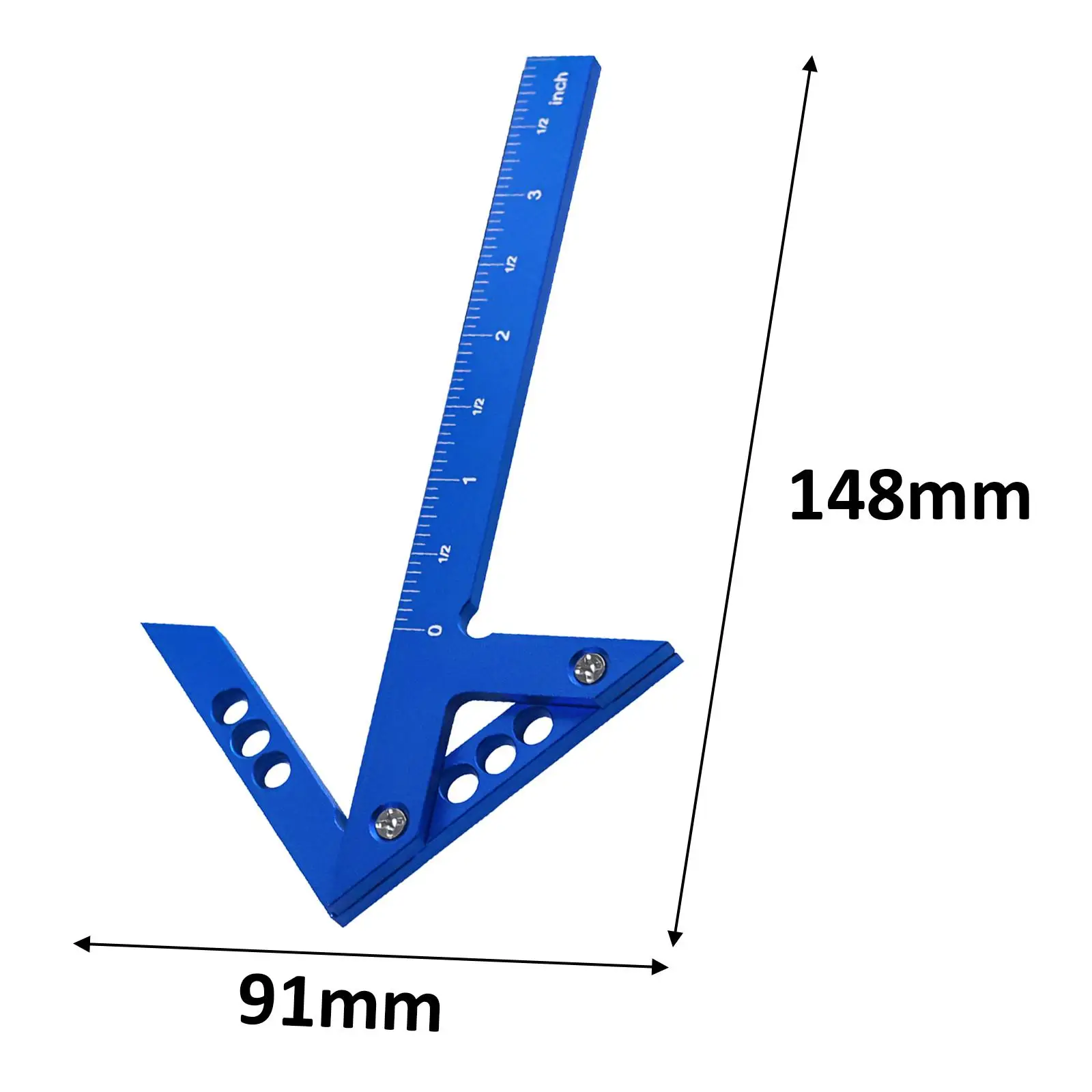 Инструмент для измерения центра, плотницкая линейка для архитектуры рисования зданий