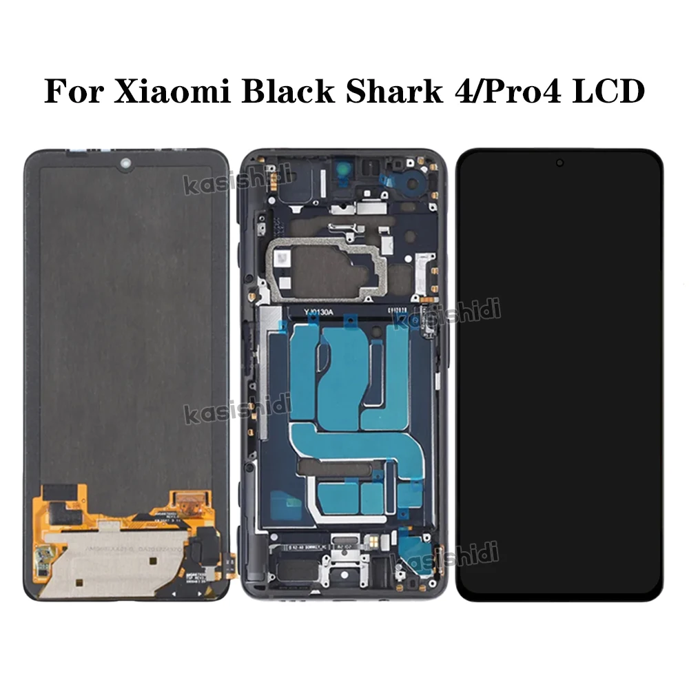 Dla Xiaomi Black Shark 4 Shark PRS-H0/A0 wyświetlacz ekran dotykowy Digitizer dla Black Shark 4 Pro 4Pro LCD