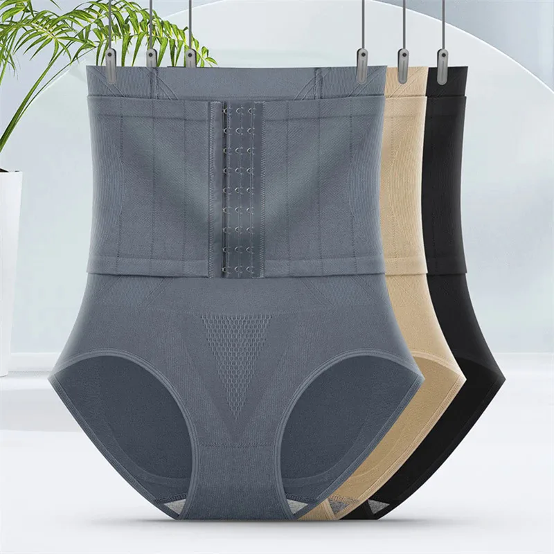 1 قطعة النساء عالية الخصر تشكيل ملخصات مشبك تعديل محدد شكل الجسم ملابس داخلية للتنحيل بعقب رافع تحكم بانتي ملابس داخلية بانت