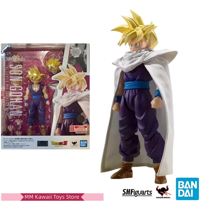 

Bandai Original Dragon Ball Z Anime Figure S.H.Figuarts Son Gohan Action Figure Toys for Kids Gift Collectible Model Ornaments