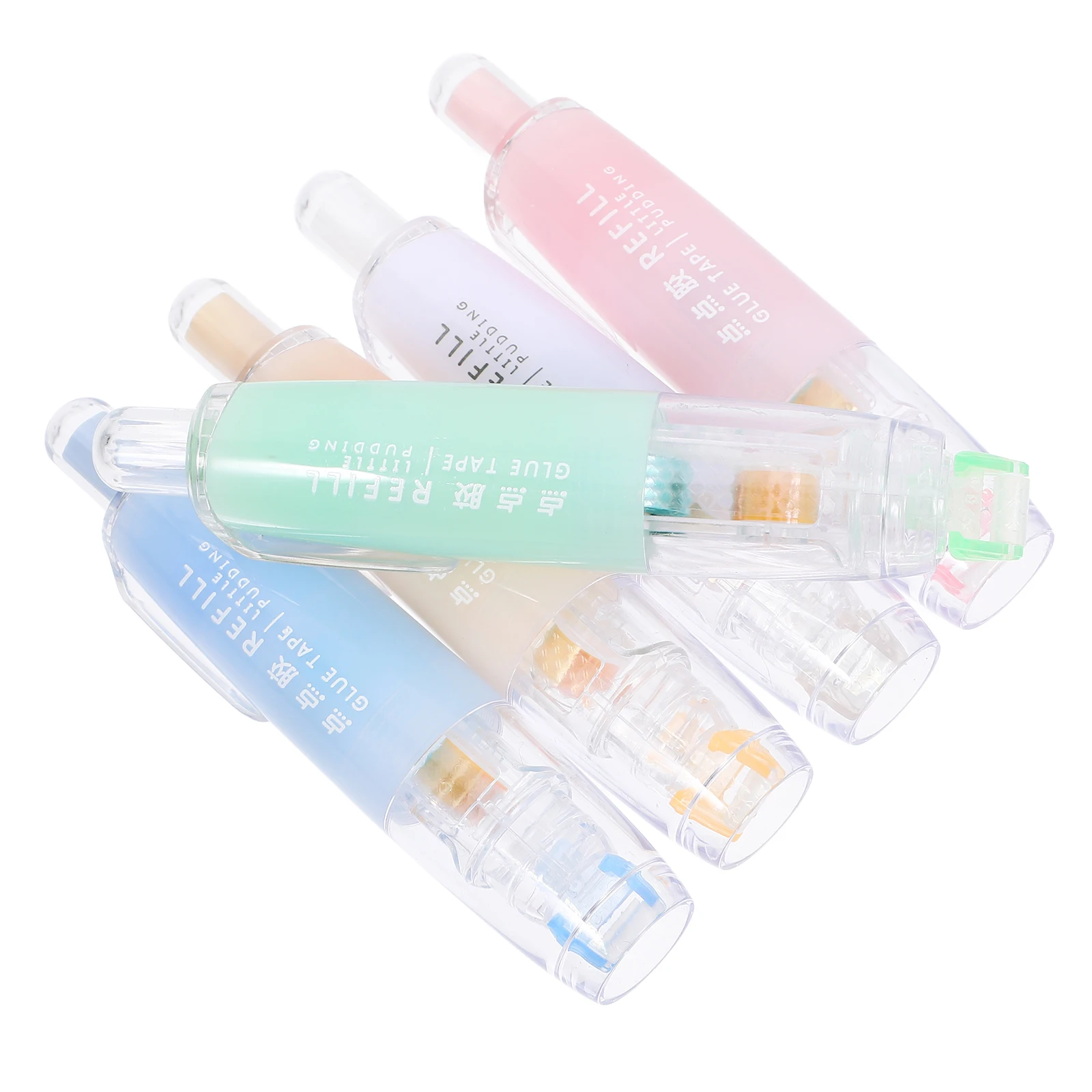

5pcs Correct Belt-Type Eva Hand Book Pens For Diy Crafts Stationery Supplies Art Sticks Office Portable Glue Pens High