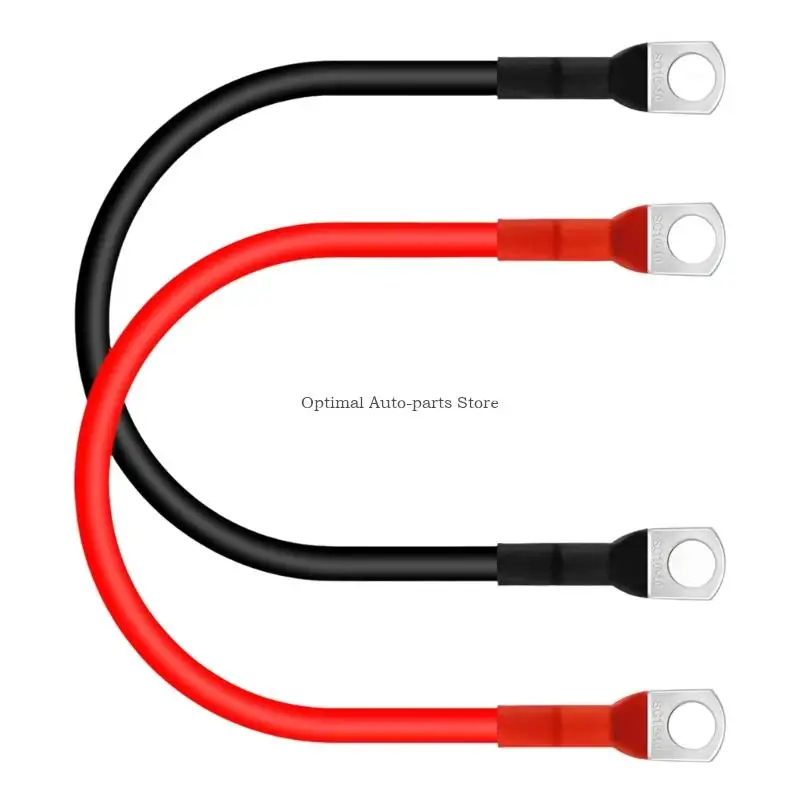 Premium 5AWG Copper Battery Cable 30cm Power Inverter Wire For Cars Solar Equipment And Marine Use