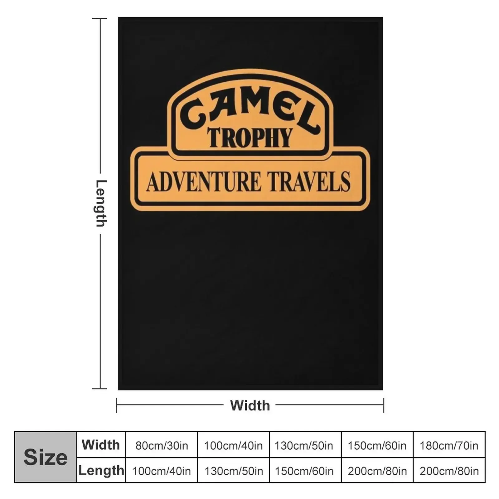 New CAMEL TROPHY Throw Blanket Baby For Sofa Thin Custom Tourist Blankets