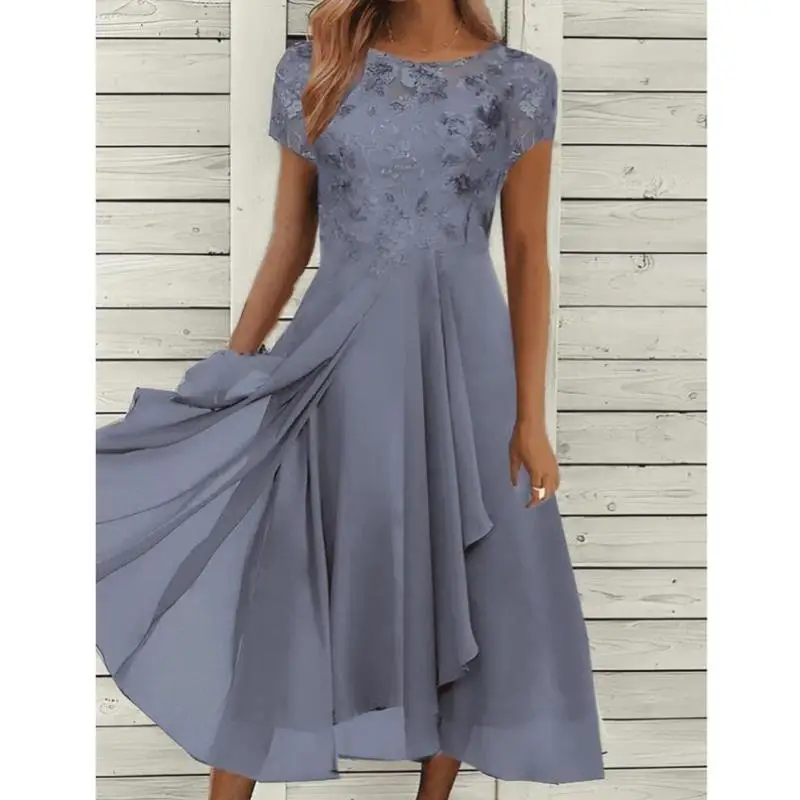 Robe de demoiselle d'honneur universelle Sle transfrontalière Qui S nouveau modèle Cleanfit H version pour femmes d'âge moyen t-shirt d'hiver...