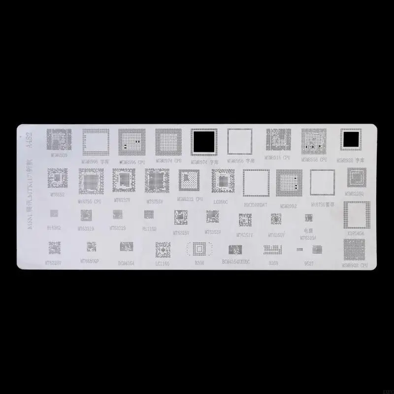 MTK MSM 삼성 화웨이 샤오미 아이패드 CPU RAM PM 파워 IC 리볼 핀 BGA 직접 가열 템플릿용 4PCS 범용 BGA 스텐실