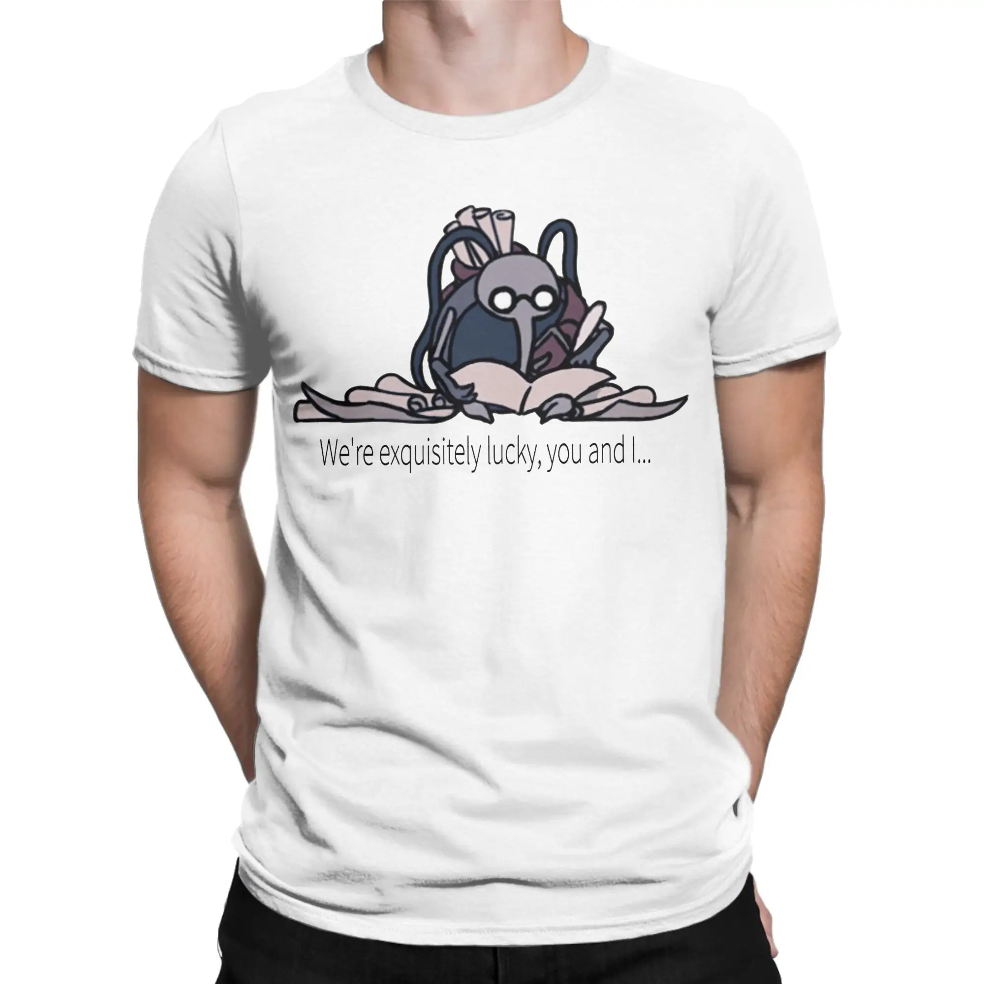 Cornifer Hollow Knight T-Shirt Men Cotton Tops Shirts Novelty  Round Neck Short Sleeve