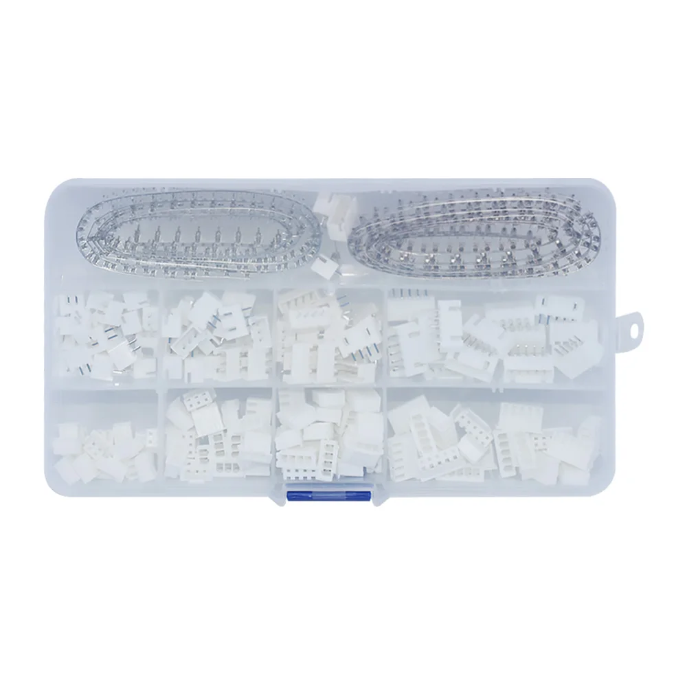 560pcs/box, DuPont Terminal Connector XH2.54-2P/3P/4P/5P Plastic Shell Socket Terminal Set