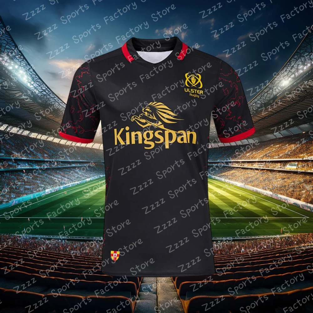 New Arrival 2024 Ulster 24/25 Rugby Jersey Adults Kids Summer Sportswear Rugby Training Child Clothes Short Sleeve Men's T Shirt