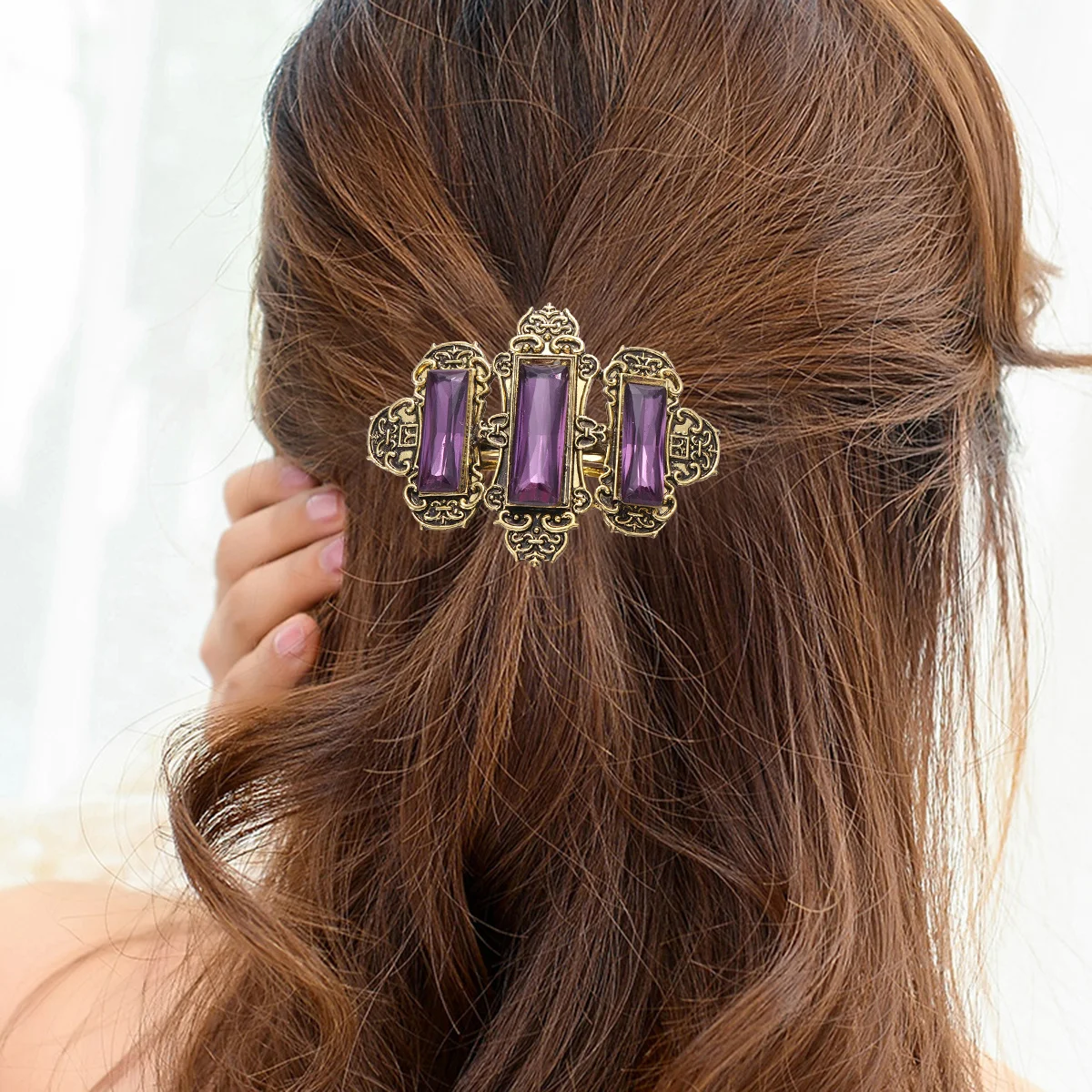 

Festival Hair Accessories Clips for Fashion Hairpin French Antiquing Miss