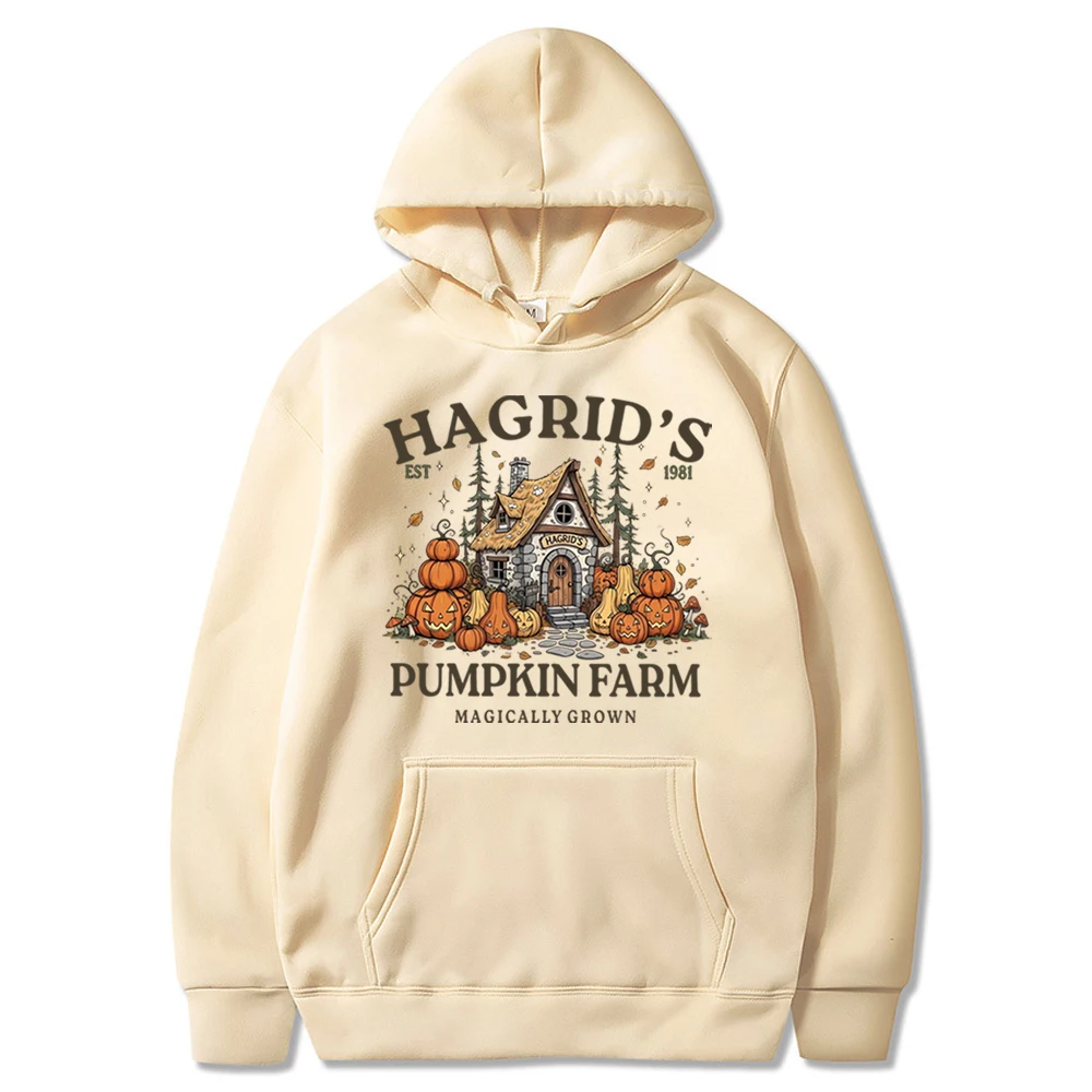 Hagrid's Pumpkin Patch Hoodie Spooky Season Pumpkin Thanksgiving Shirts Hp Magical Fall Vibes Sweater Hp Fan Gift Trendy Hoodies