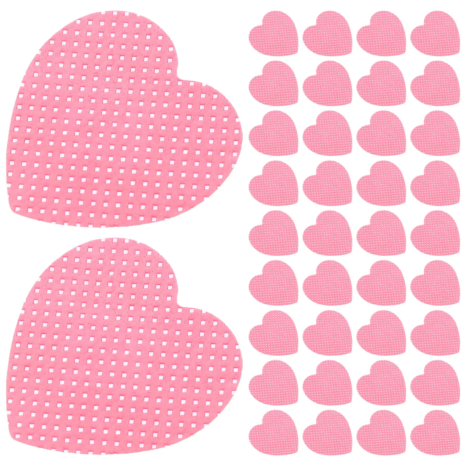200Sheets Cotton Nail Wipes Heart Shape Nail Polish Remover Pads Easy Carry Container Box Fast Safe Polish Removal Travel Size
