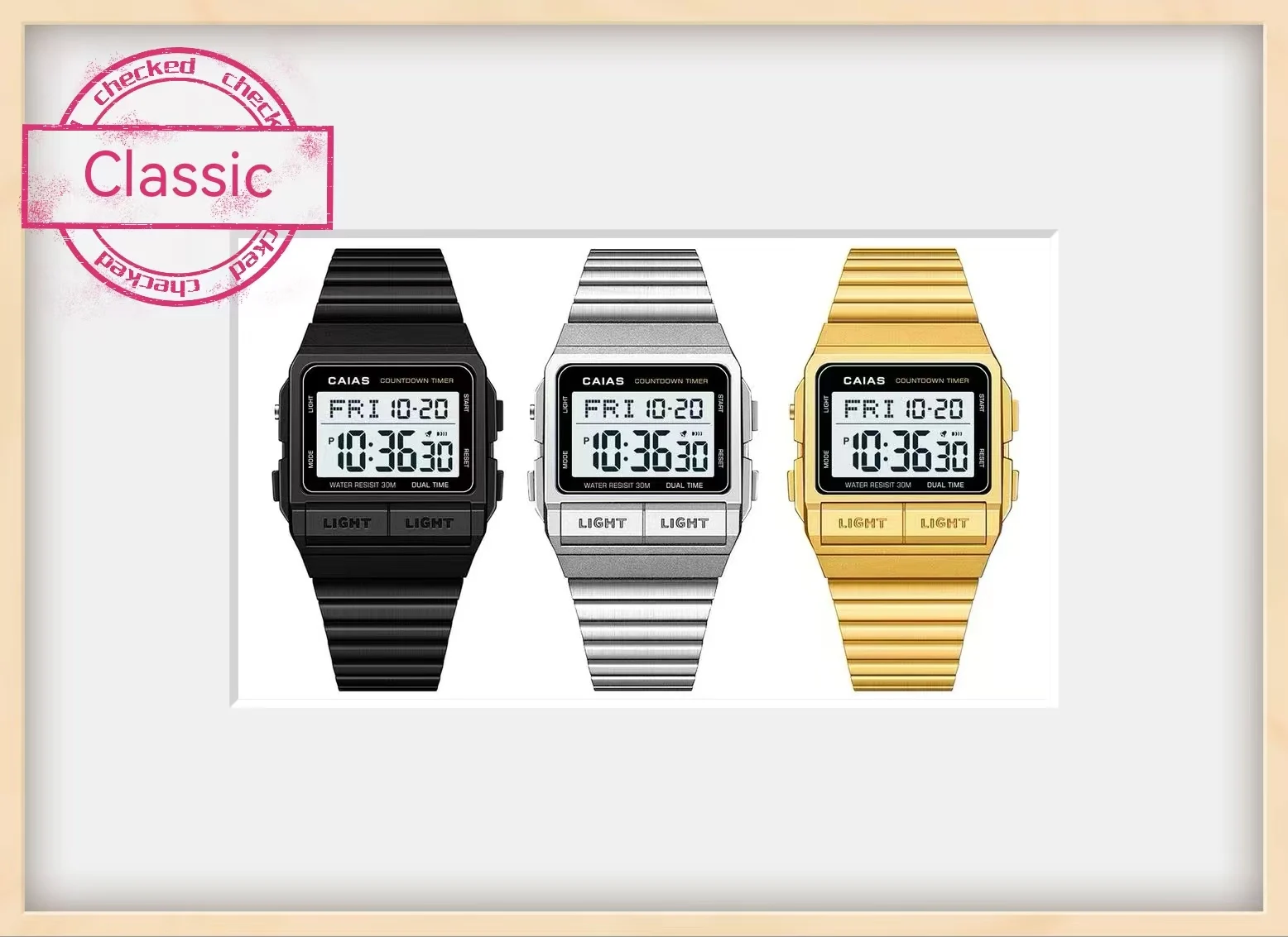 

Fashionable, classic, and ever - lasting electronic watches.