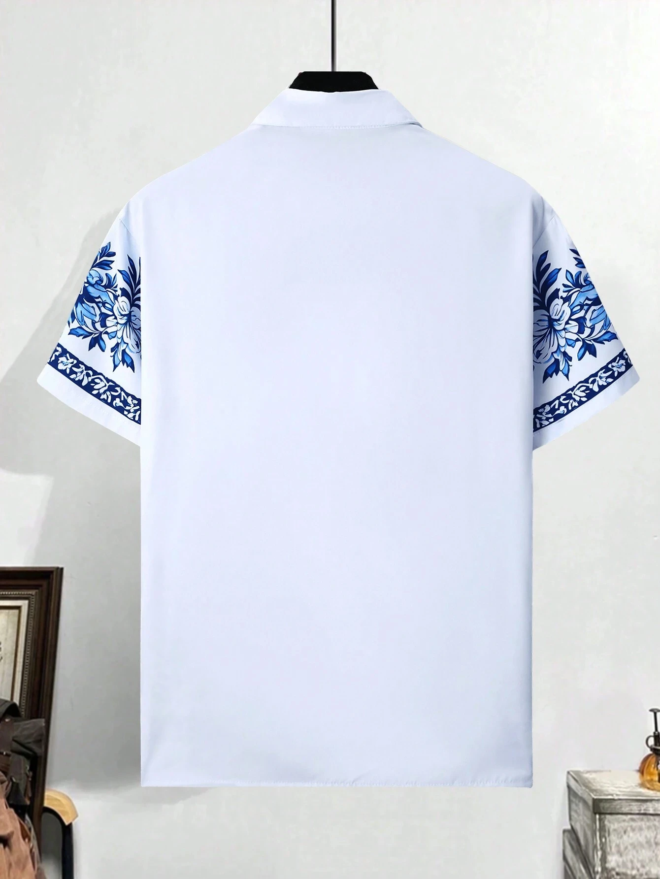 Men's Shirt Soft Comfortable Short Sleeve Shirt Summer Hawaiian Shirt Floral Fashion Design Men's Clothing Extra Large Size