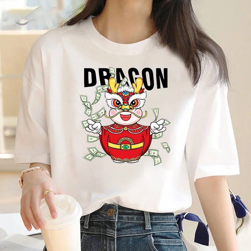 Women's T-shirt Kawaiilong Printed T-shirt Top Y2K clothing Summer short sleeve T-shirt o collar casual holiday women's T-shirt