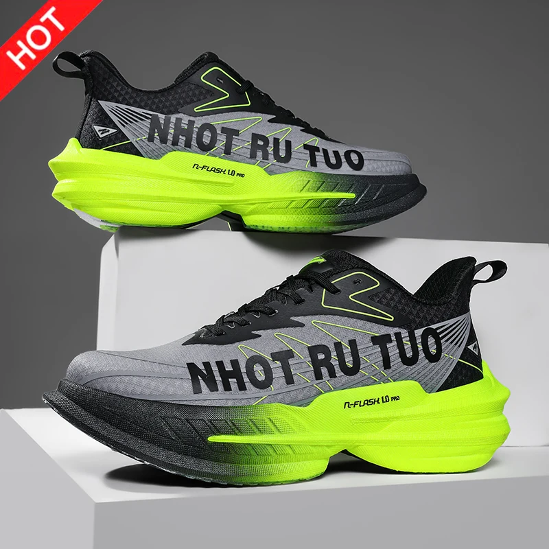 

Мужские спортивные кроссовки с амортизацией для бега, ходьбы, джоггинга, марафона, тренировок и занятий в спортзале