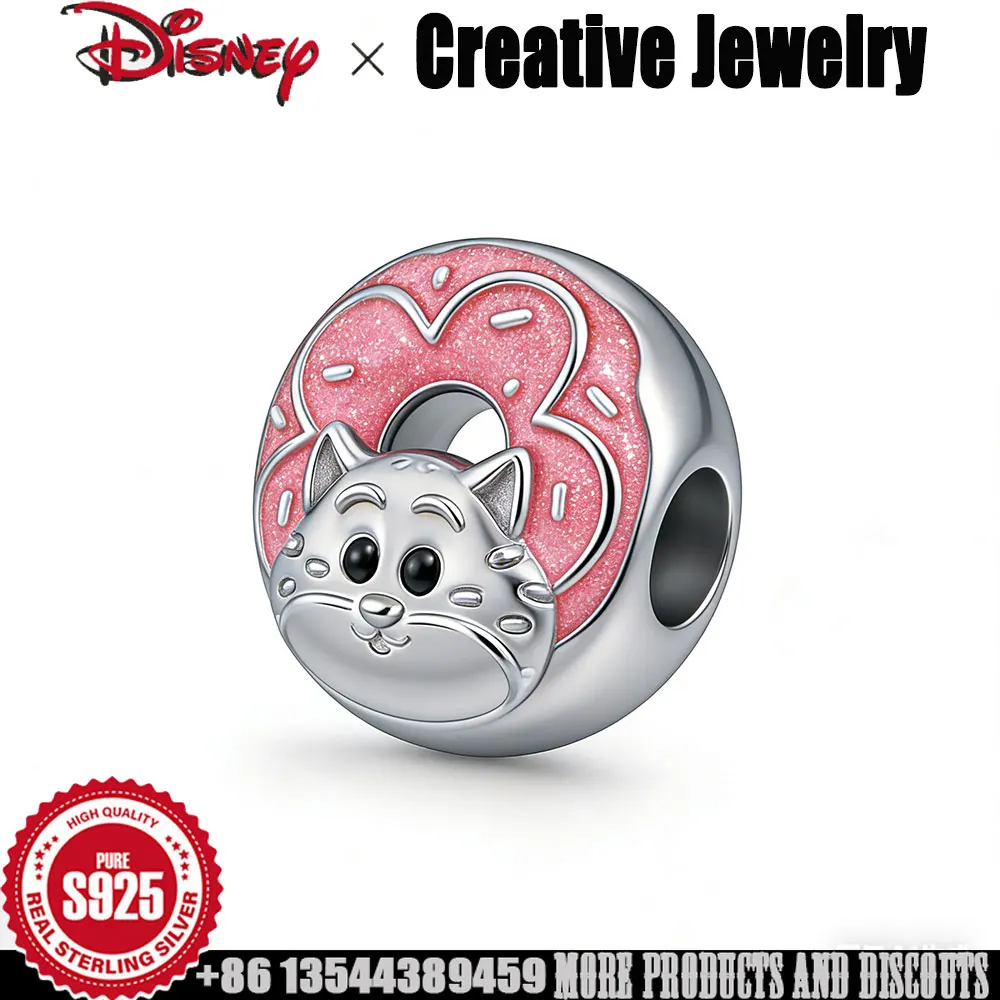 ديزني 925 الفضة سحر Zootopia جودي نيك الحلوى حبة ل ثعبان سلسلة سوار الطفل اللعب لطيف سحر الفتيات غرامة مجوهرات Gif
