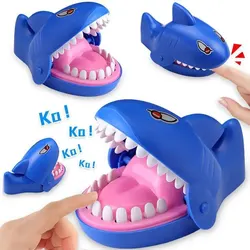 1PC Biting People with Teeth Biting Fingers Big Mouth Shark Children's Parent Child Gift Trick Toy