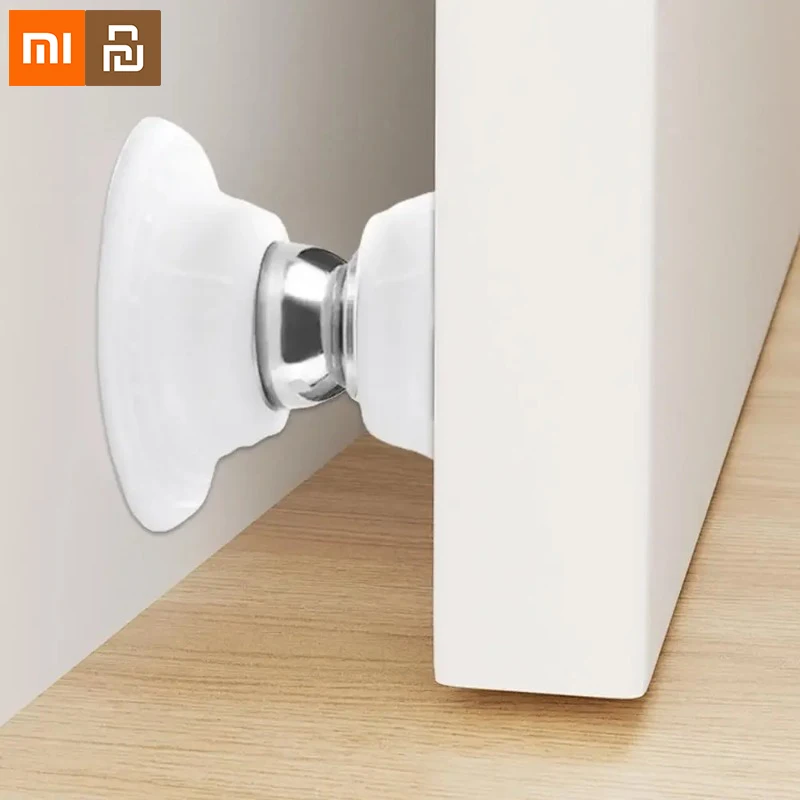 

Магнитная дверь Xiaomi для всасывания в отеле, бытовая, сильная, магнитная, сильная, бесшумная, сенсорная, силиконовая, для предотвращения столкновений, дверной стопор