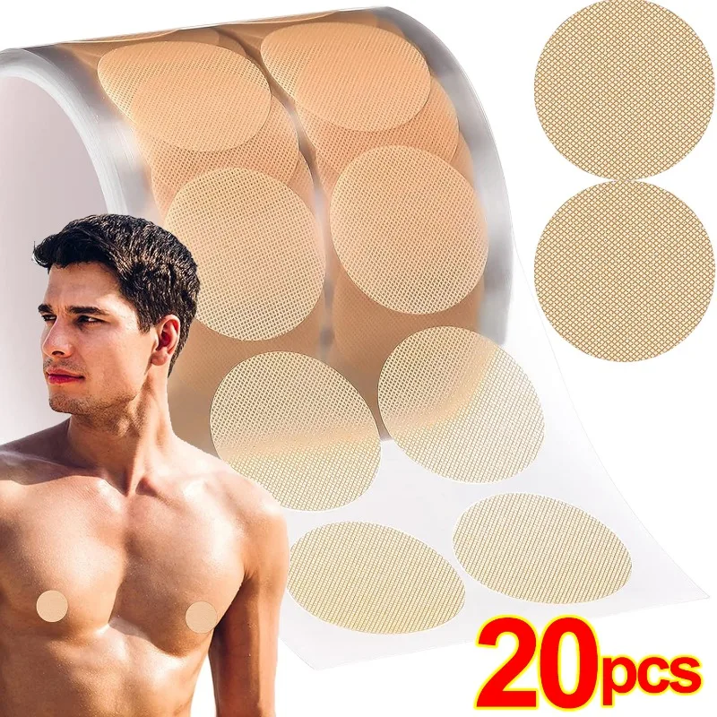 2/20pcs Invisible Men Nipple Cover Adhesive Stickers Bra Pad Breast Women Breast Lift Running Protect The Nipples Chest Stickers