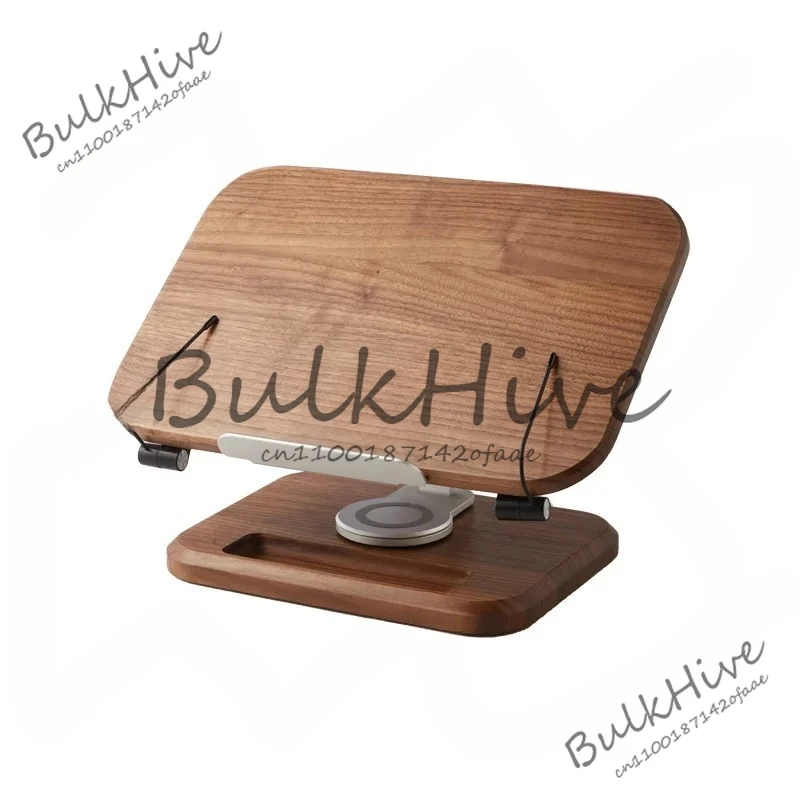 

Solid Wood Multifunctional Reading Stand for Children Reading, Wooden Adult Reading Computer Stand for Readers