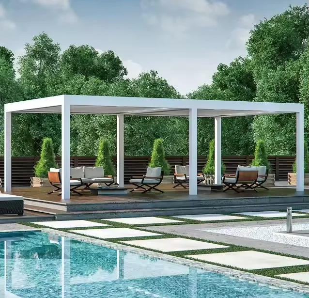 Pavilhão Retangular de Alumíni - Outdoor Furniture Metal avaliação e preço
