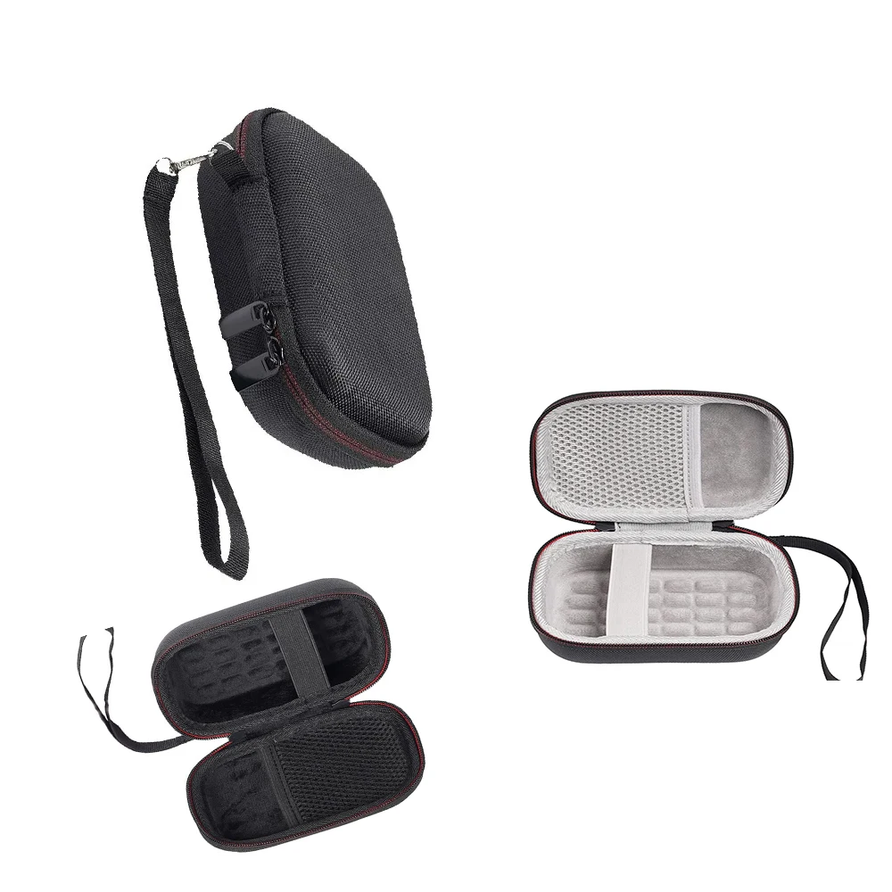 

Portable Hard Case for JBL Go 5 ，Travel Carrying Pouch Dual Metal Zippers Detachable Strap Shockproof Mesh Pocket