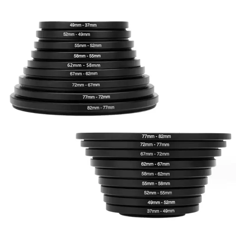 B04B-Filter Step Up Rings Adapter Digital Filter Adapter 37-82 82-37Mm Step Up & Down Ring Adapter
