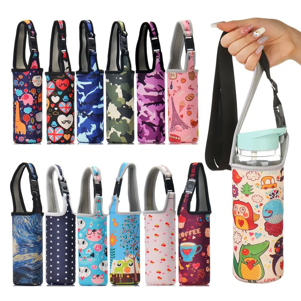 

Sport Camping Accessories Insulat Bag With Strap Pouch Water Bottle Case Water Bottle Cover Cup Sleeve Vacuum Cup Sleeve