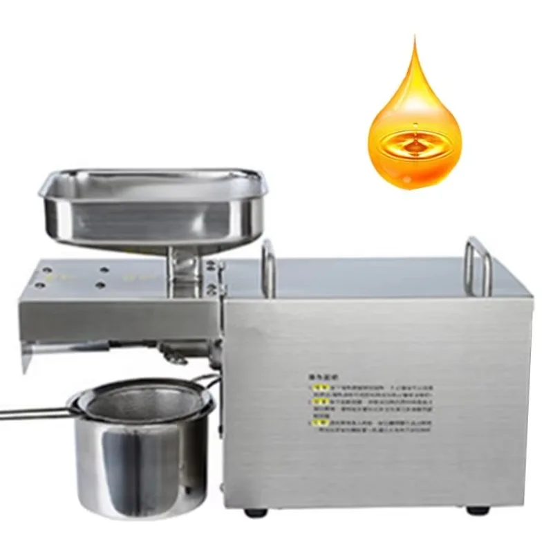 

Automatic Home Olive Oil Press Machine Low Noise for Sesame Soybean Walnut Oil-Small Home Press For Sale