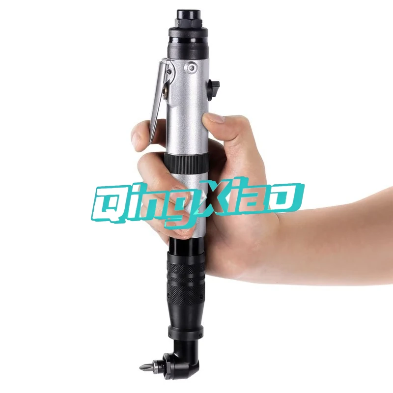 Hand Pressed Pneumatic Screwdriver Set With Adjustable Shut Off Clutch Industrial Power Tool Precision Mechanical Fastening Work