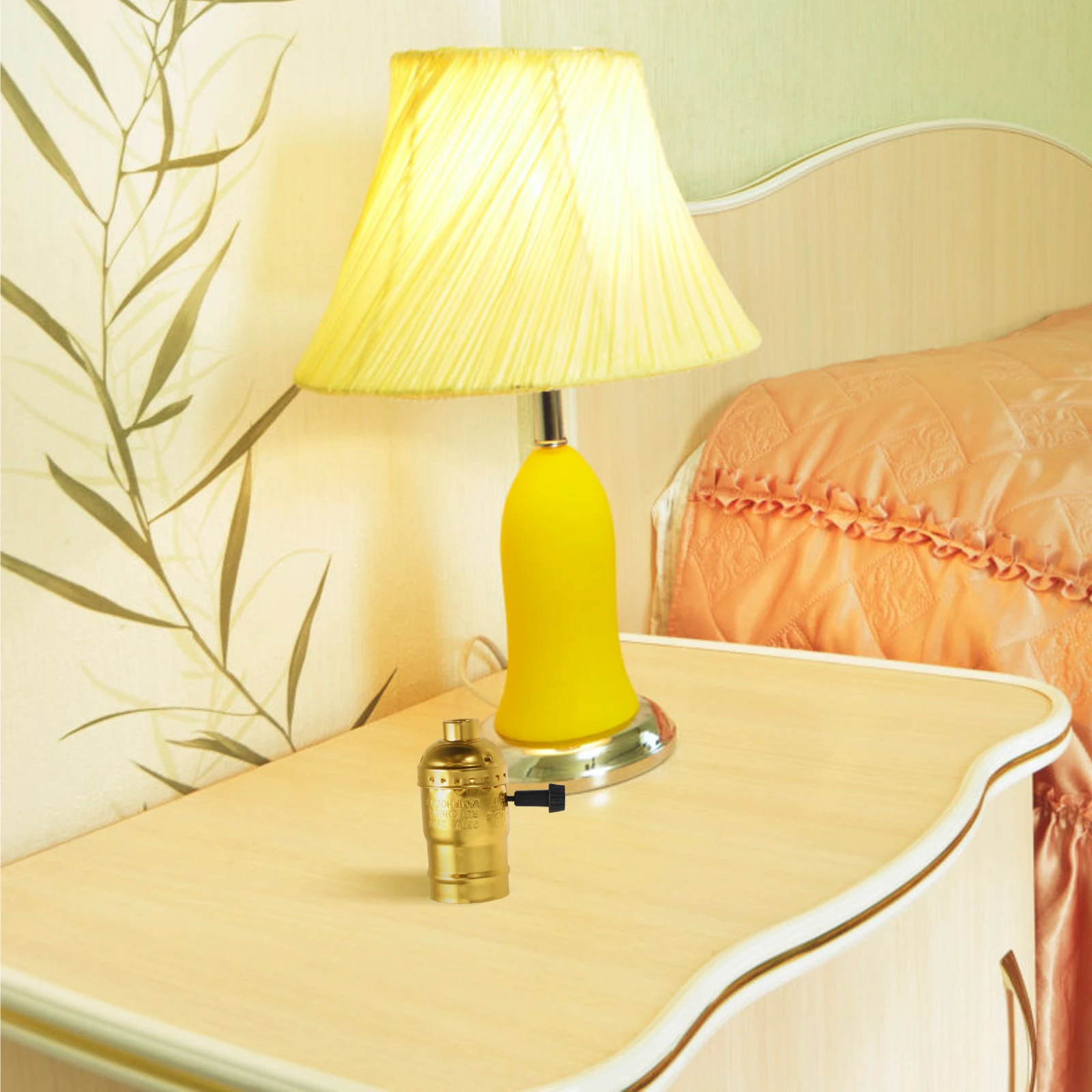 

Locking Wire Lamp Holder Bulb Socket Replacement Parts Hardware