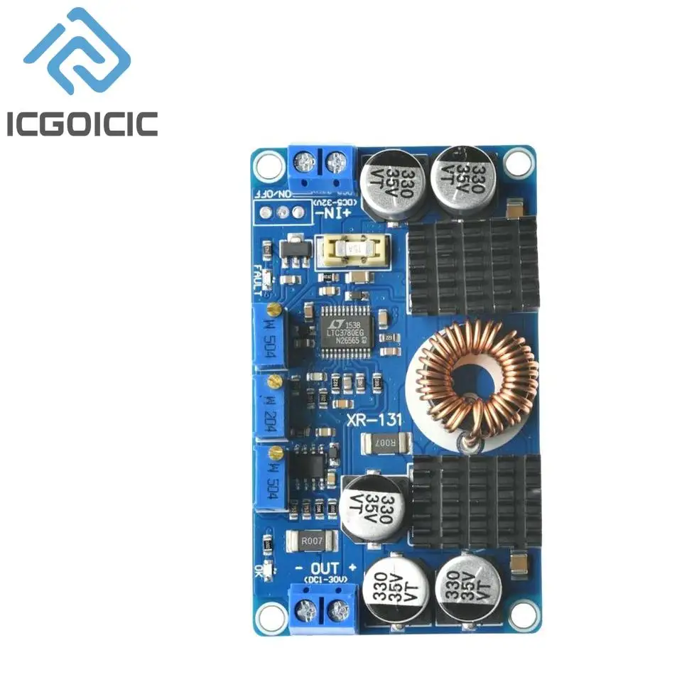  LTC3780 DC-DC 5-32V to 1V-30V 10A Automatic Step Up Down Regulator Charging Module Power Supply module For Arduino