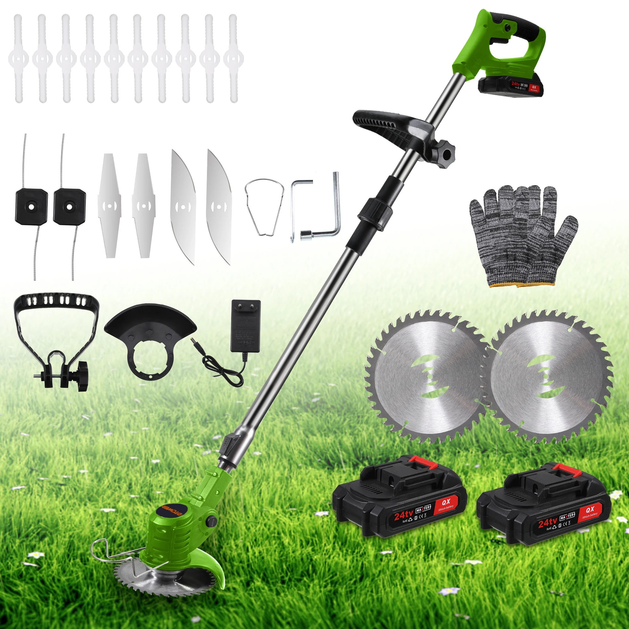 

Portable Electric Lawn Mower Versatile Garden Weeding Machine For All Weeding Cordless Grass Trimmer Garden Tools