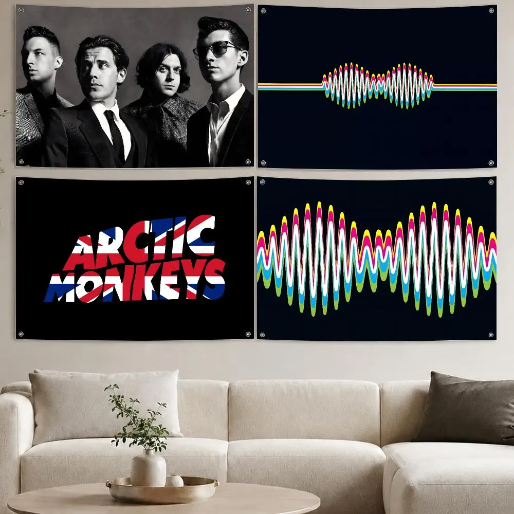Singer A-Alex Turner Flags Aesthetic Wall Tapestry Printed Wall Hanging Living Room Party Outdoor Decor