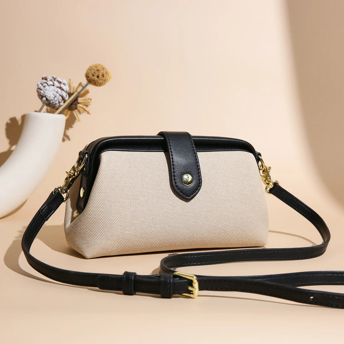 

Canvas Shoulder Crossbody Bags For Women Luxury Commuter Handbags Large Capacity Versatile Shoulder Bags For Casual Daily