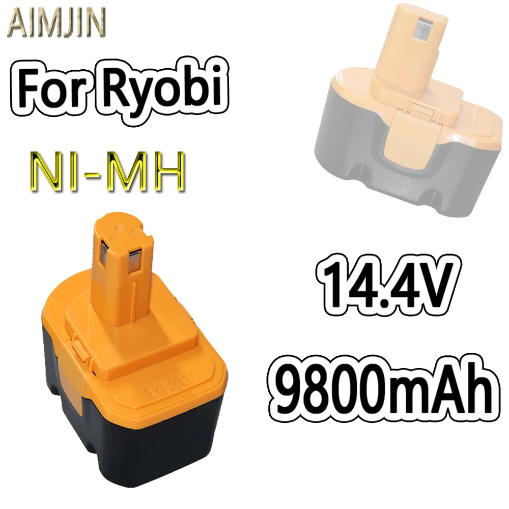 

NIMH-аккумулятор для беспроводной дрели Ryobi, 14,4 В, 9800 мАч
