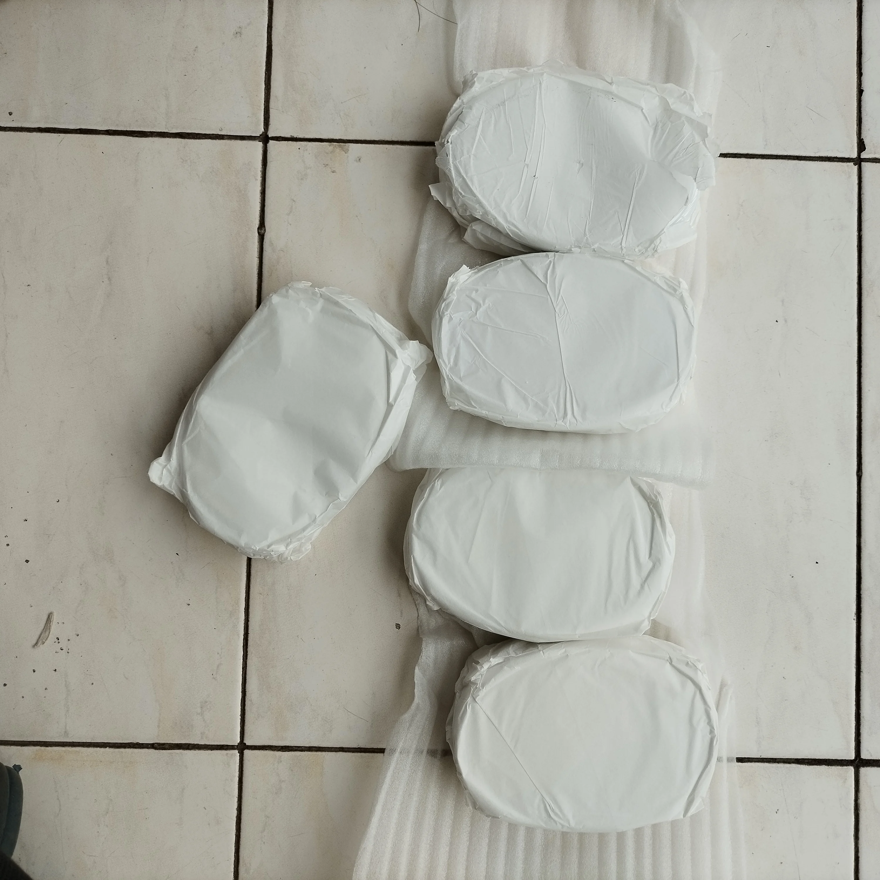 3 In Tombstone Porcelain Plate No Print Photo Gravestone Ceramics Unprinted Board Pics Headstone Pottery Portrait Cemetery Tombs