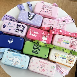 Cute Cartoon Lanyard Strap Storage Bag For Mobile Phone USB Charger Cable Power Bank Case Hard Drive Earphone Pouch Accessories