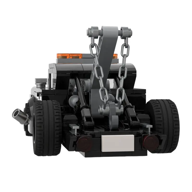 MOC Kreatives Retro-Oldtimer F 350 Anhänger Baustein-Modell DIY Erwachsenen-Puzzle Montage-Spielzeug Geburtstagsgeschenk Tischdekoration – Detail 3