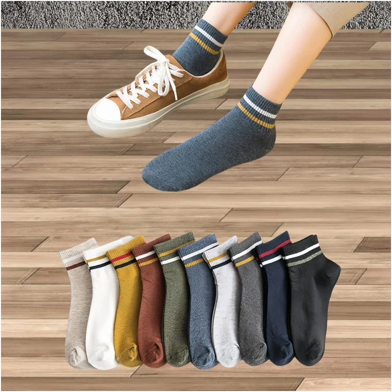 

2 Pairs Women Short Ankle Socks Set 4 Pieces Candy Colors Boat Socks Fashion No Show Low Tube School Sock Slippers Calcetines