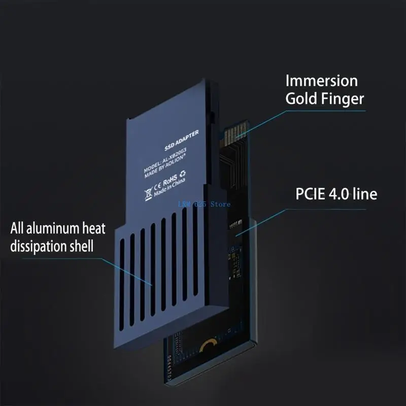 

41QA Game Console Console Card Box Box Box Convansion Box для M.2 Expansion Box для x Box S